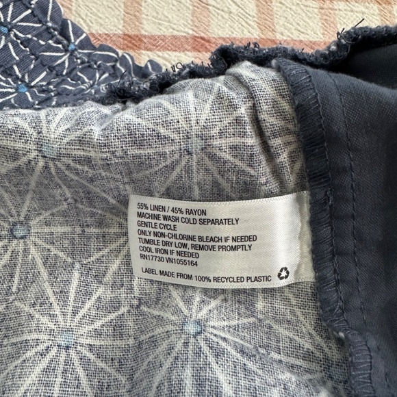 A New Day High Rise Print Shorts - Size M - Blue - Picture 6 of 7